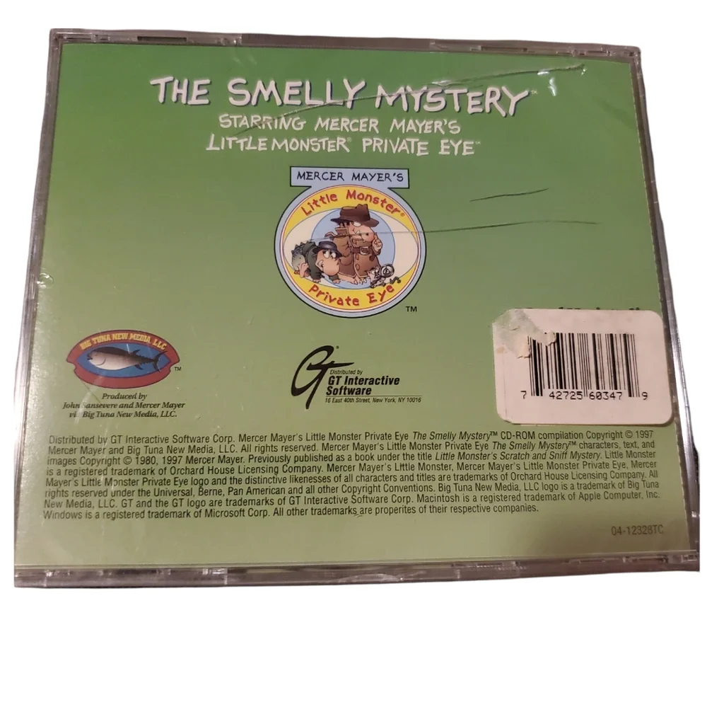 The Smelly Mystery Starring Mercer Mayer's Little Monster Private Eye Game